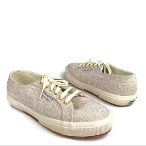 superga shearling lined sneakers